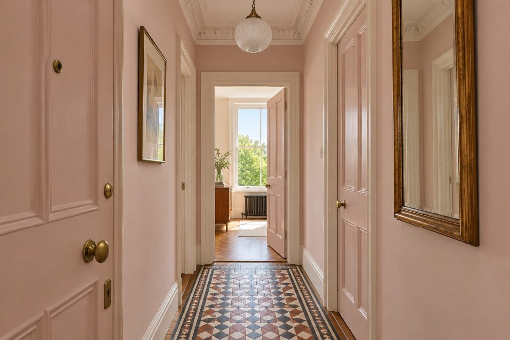 Entrance hall, wide view from the doorway - 3-bedroom flat in Brixton