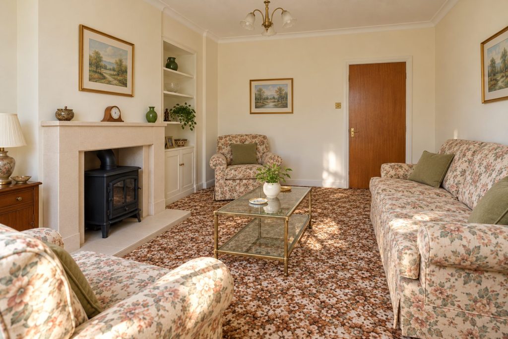 Sitting room, view from the opposite corner - 2-bedroom flat in Balham