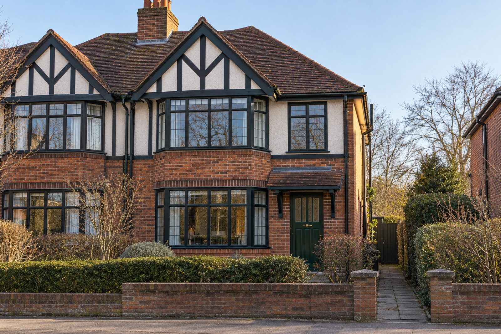 Front exterior, eye-level view of the front elevation - 4-bedroom semi-detached house in Putney