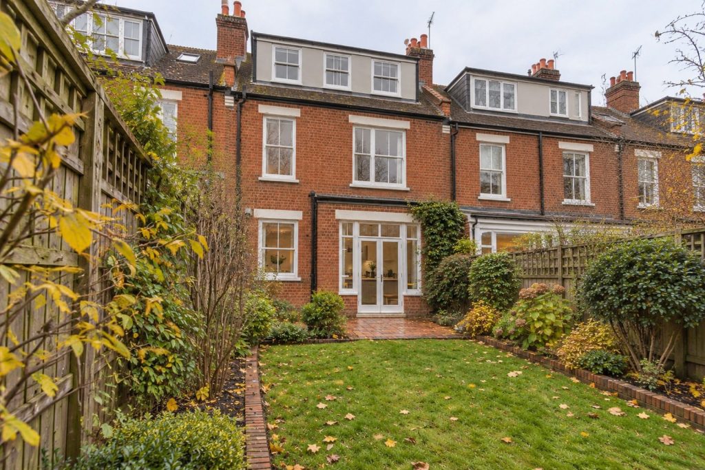 Rear garden, the garden looking back toward the house - 4-bedroom terraced house in Tooting