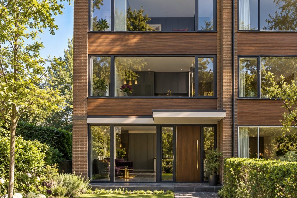 Front exterior, eye-level view of the front elevation - 4-bedroom semi-detached house in Earlsfield