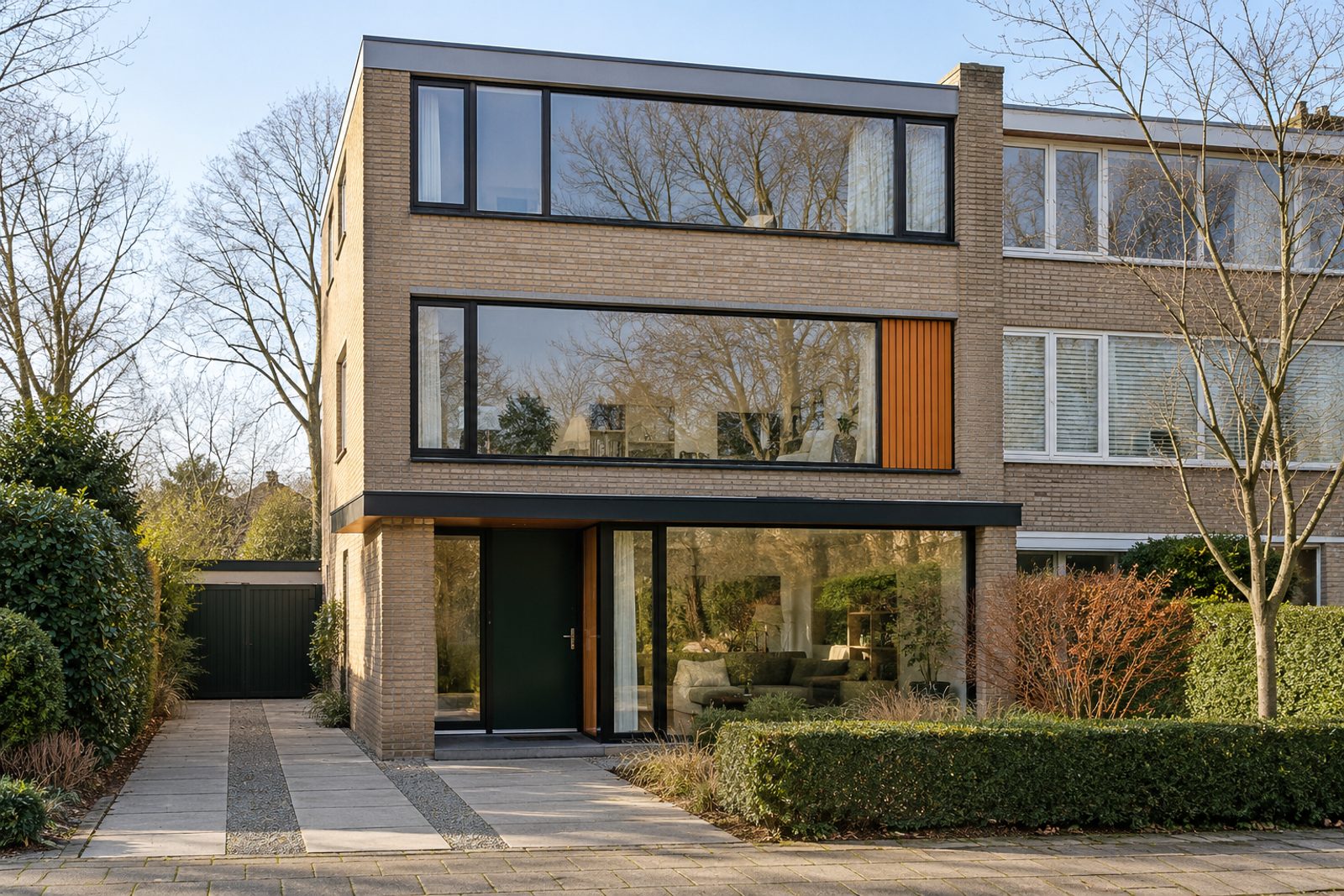 Front exterior, eye-level view of the front elevation - 5-bedroom semi-detached house in Wandsworth