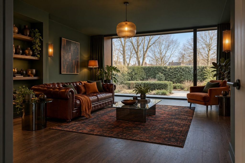 Living room, wide view from the doorway - 5-bedroom semi-detached house in Wandsworth
