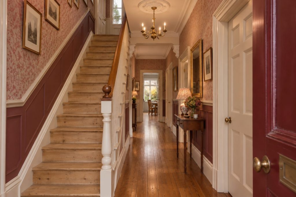 Hall, wide view from the doorway - 4-bedroom terraced house in Tooting