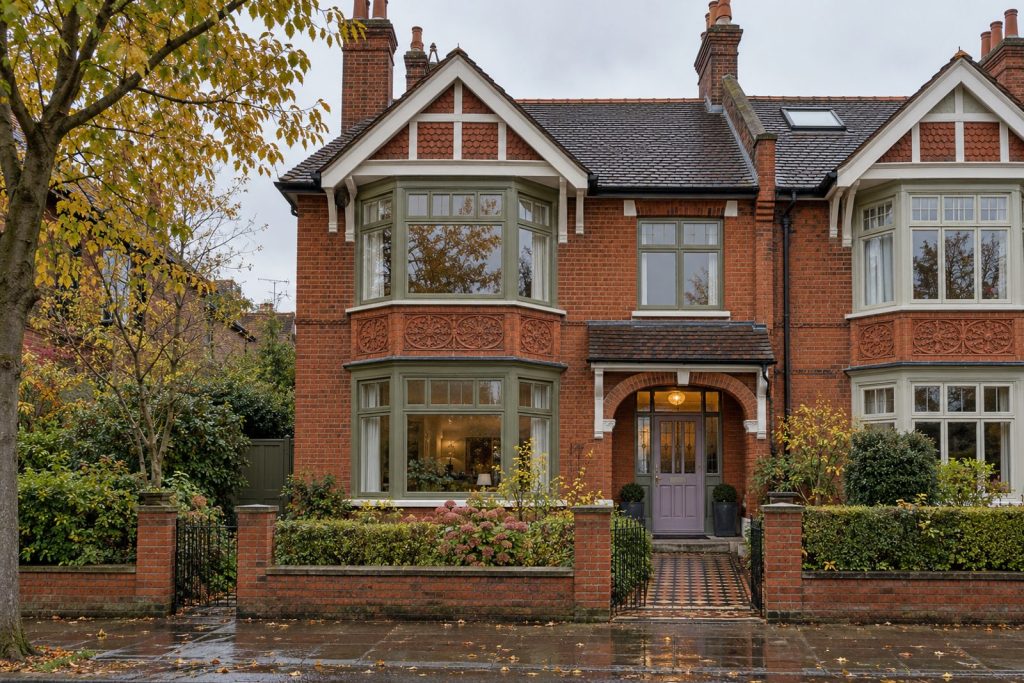 Front exterior, eye-level view of the front elevation - 4-bedroom semi-detached house in Battersea