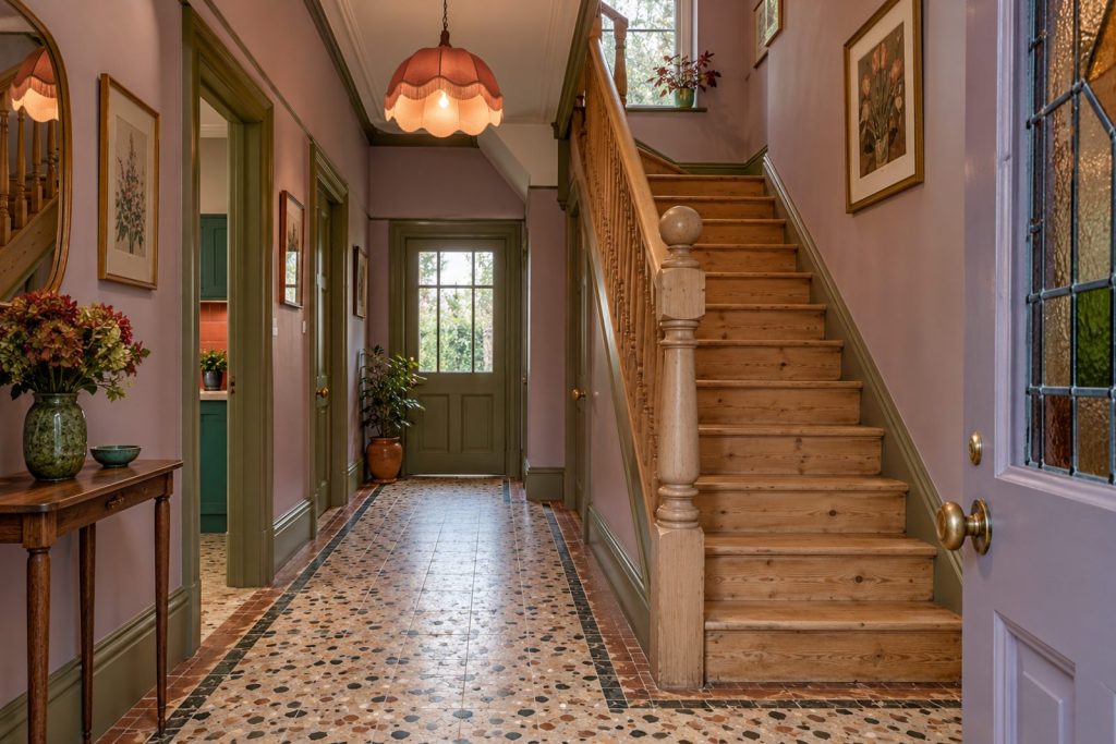 Hall, wide view from the doorway - 4-bedroom semi-detached house in Battersea