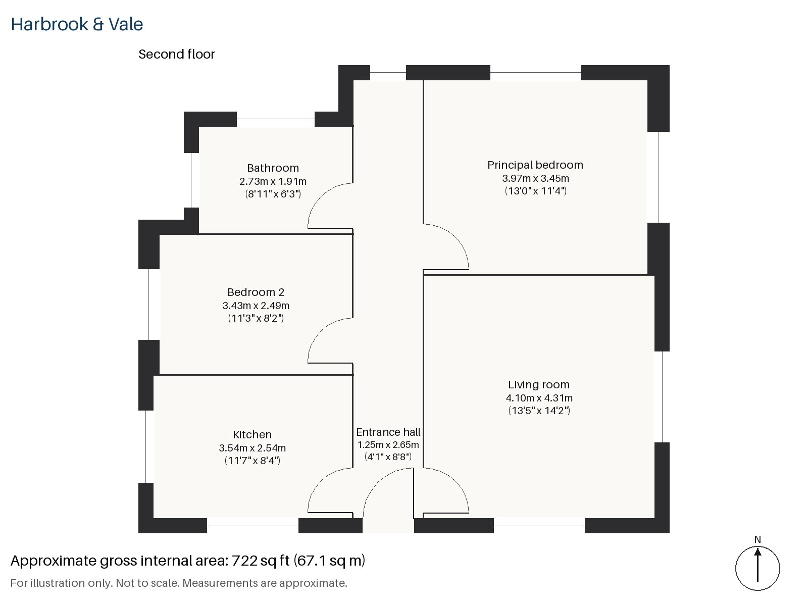 Floorplan of Salcott Road, Battersea, SW11