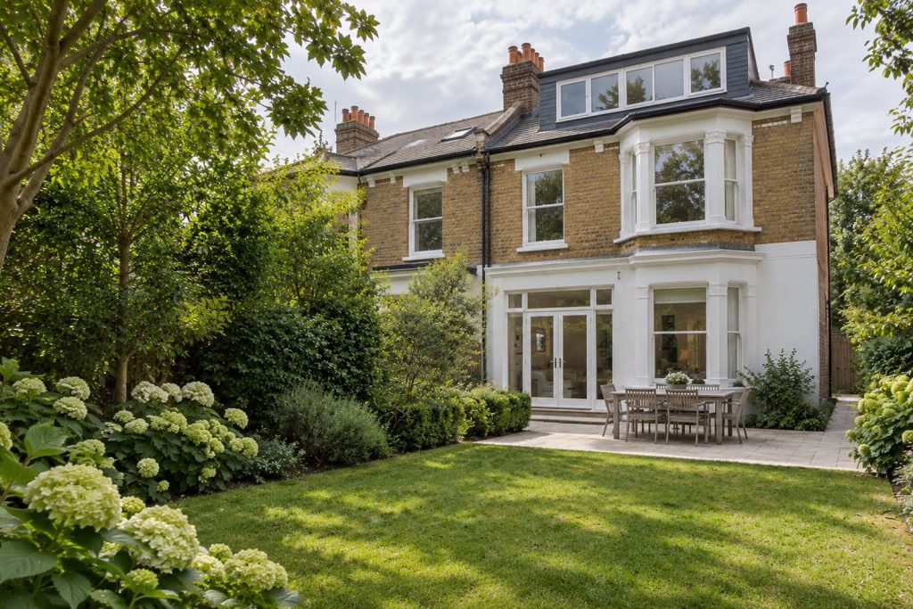 Rear garden, the garden looking back toward the house - 4-bedroom semi-detached house in Balham
