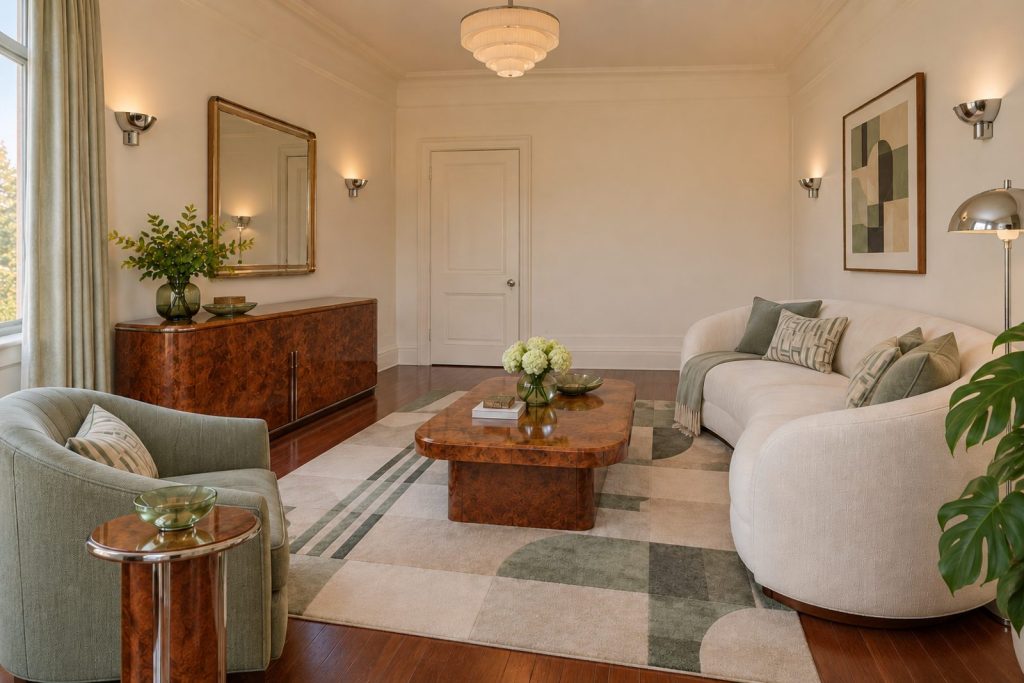 Sitting room, view from the opposite corner - 2-bedroom flat in Wandsworth