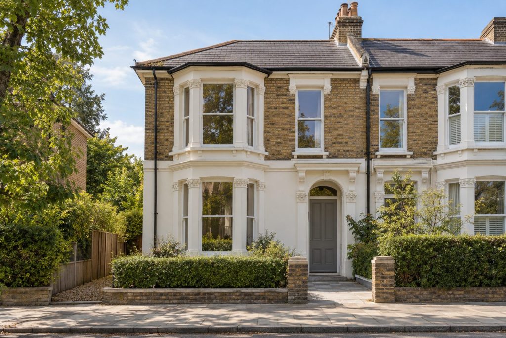 Front exterior, eye-level view of the front elevation - 5-bedroom semi-detached house in Wandsworth