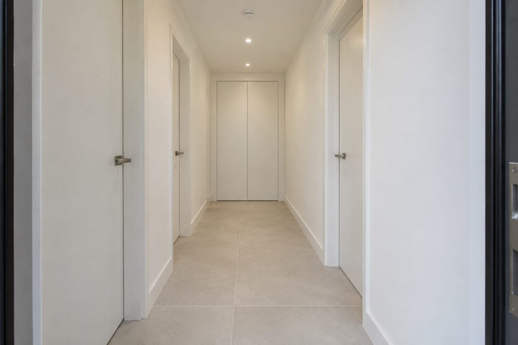 Entrance hall, wide view from the doorway - 2-bedroom flat in Wimbledon