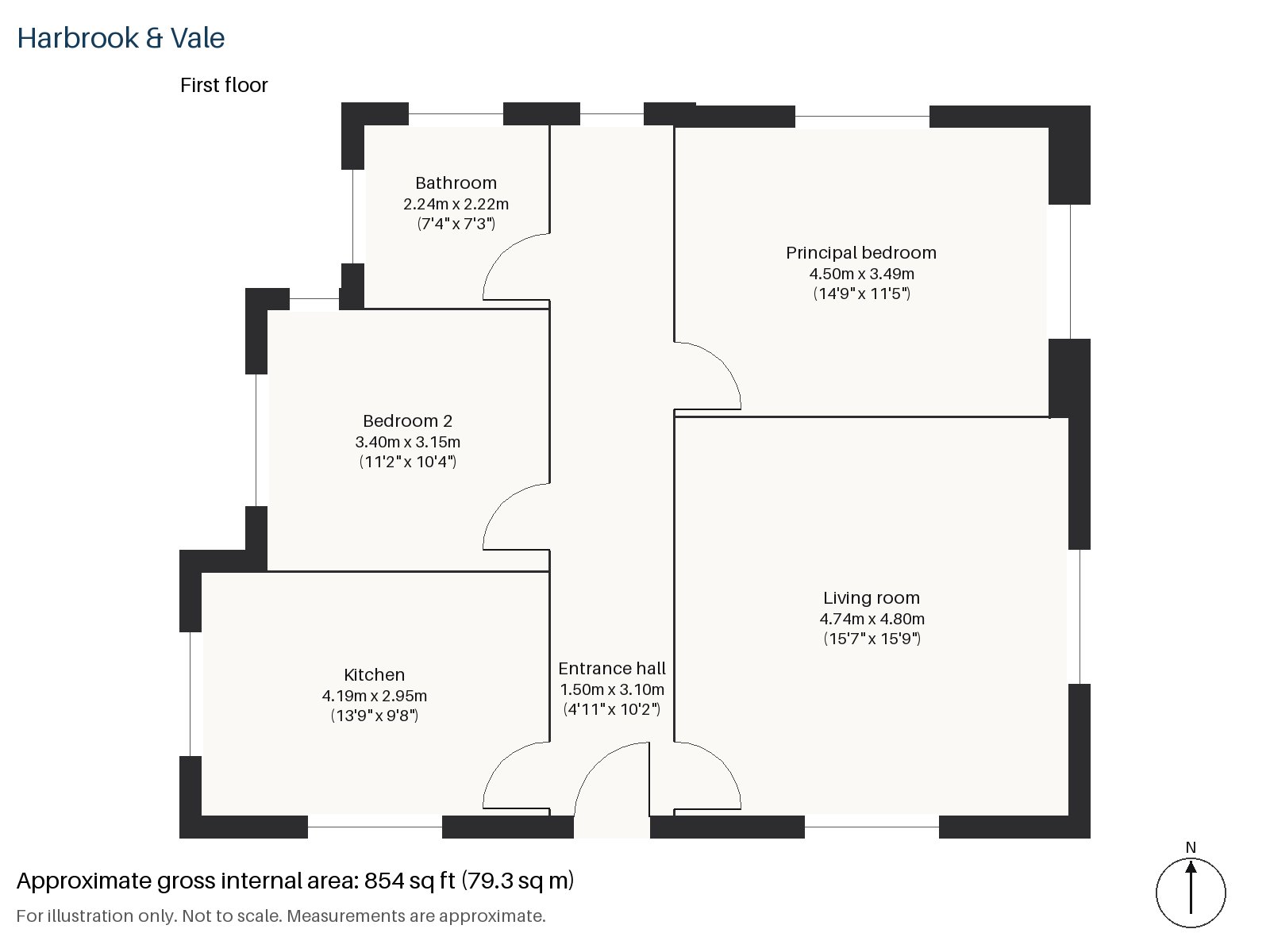 Floorplan of Woodside, Wimbledon, SW19