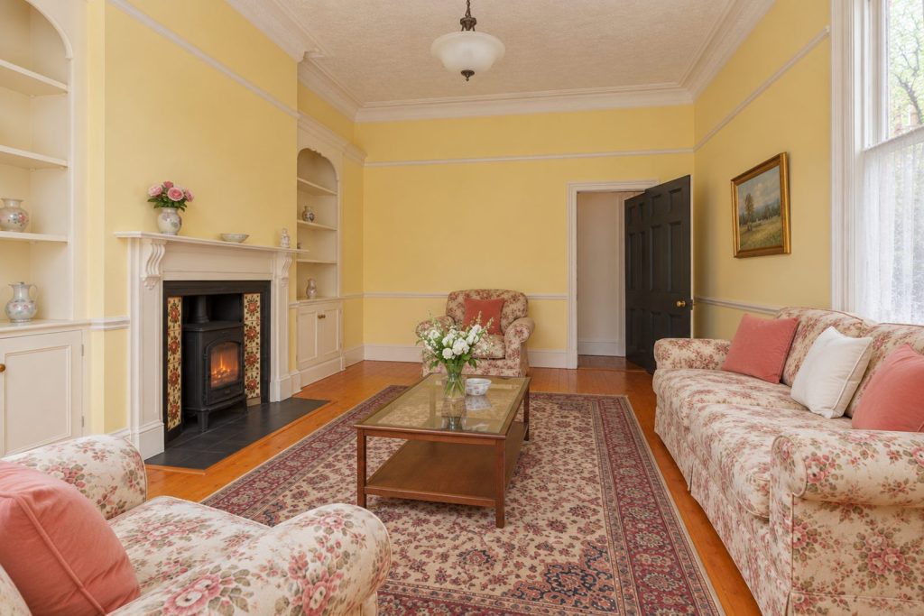 Sitting room, view from the opposite corner - 2-bedroom maisonette in Clapham
