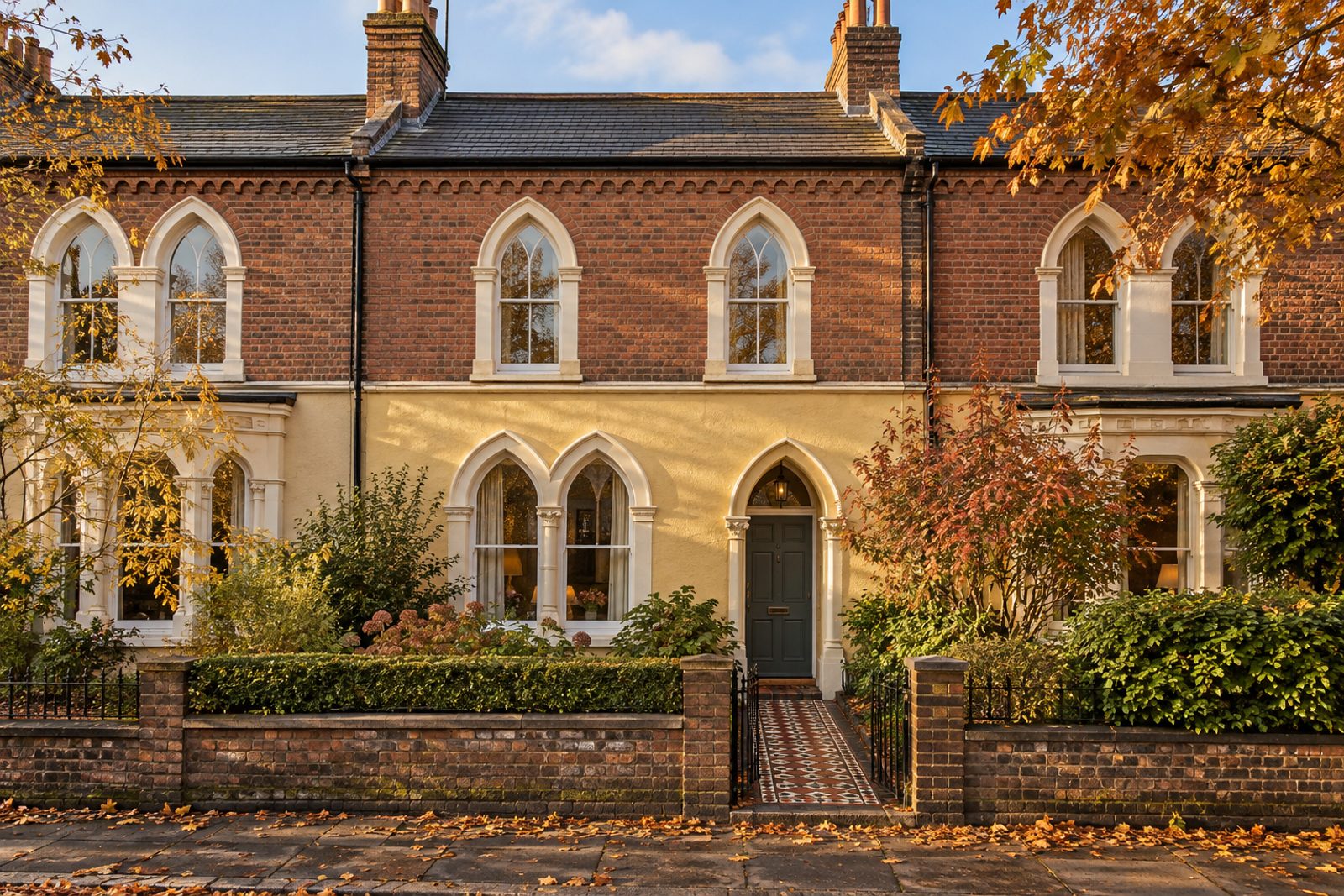 Front exterior, eye-level view of the front elevation - 2-bedroom cottage in Clapham
