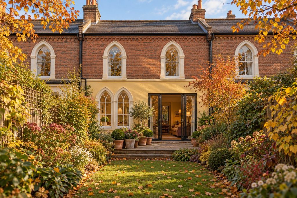 Rear garden, rear elevation seen from the garden - 2-bedroom cottage in Clapham