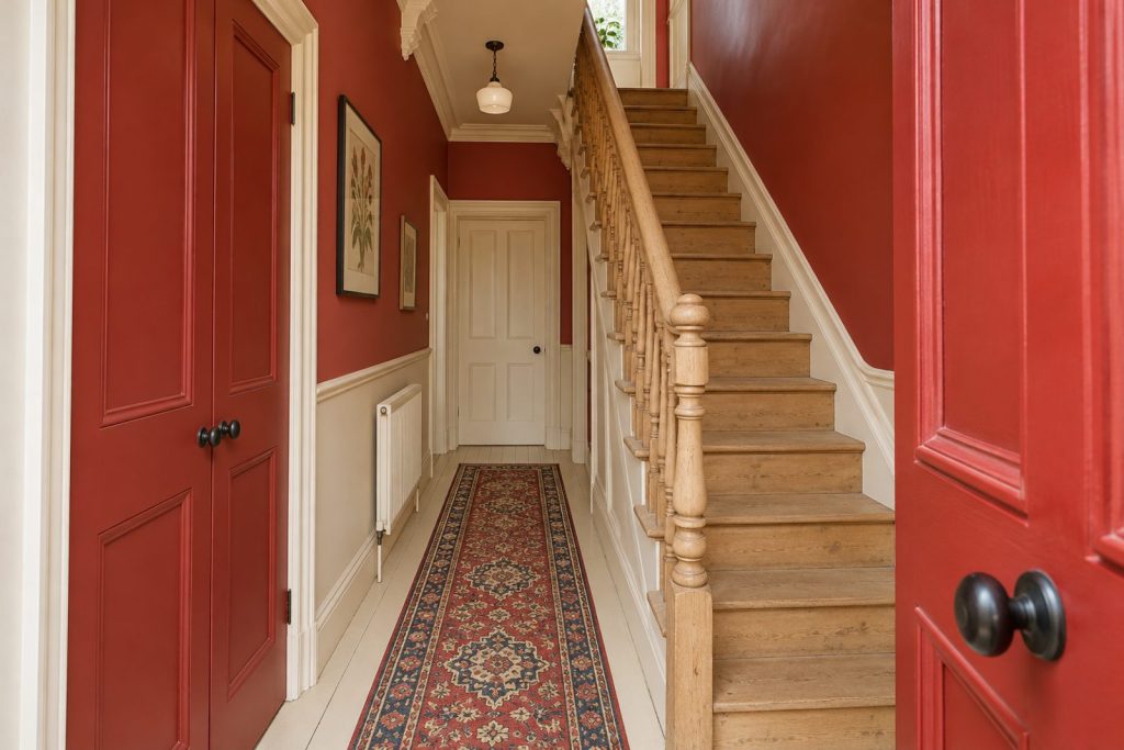 Hall, wide view from the doorway - 3-bedroom cottage in Wimbledon
