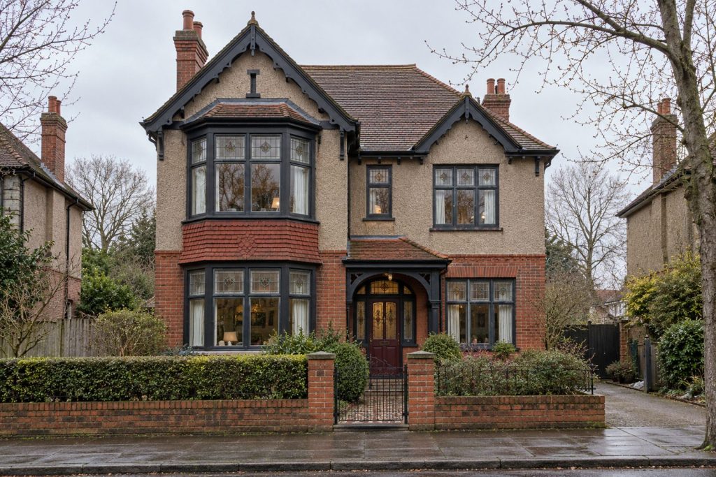 Front exterior, eye-level view of the front elevation - 7-bedroom detached house in Clapham