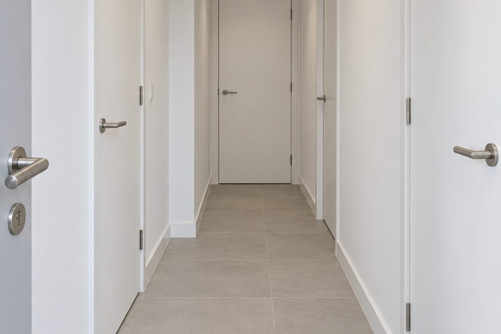 Entrance hall, wide view from the doorway - 1-bedroom flat in Wimbledon