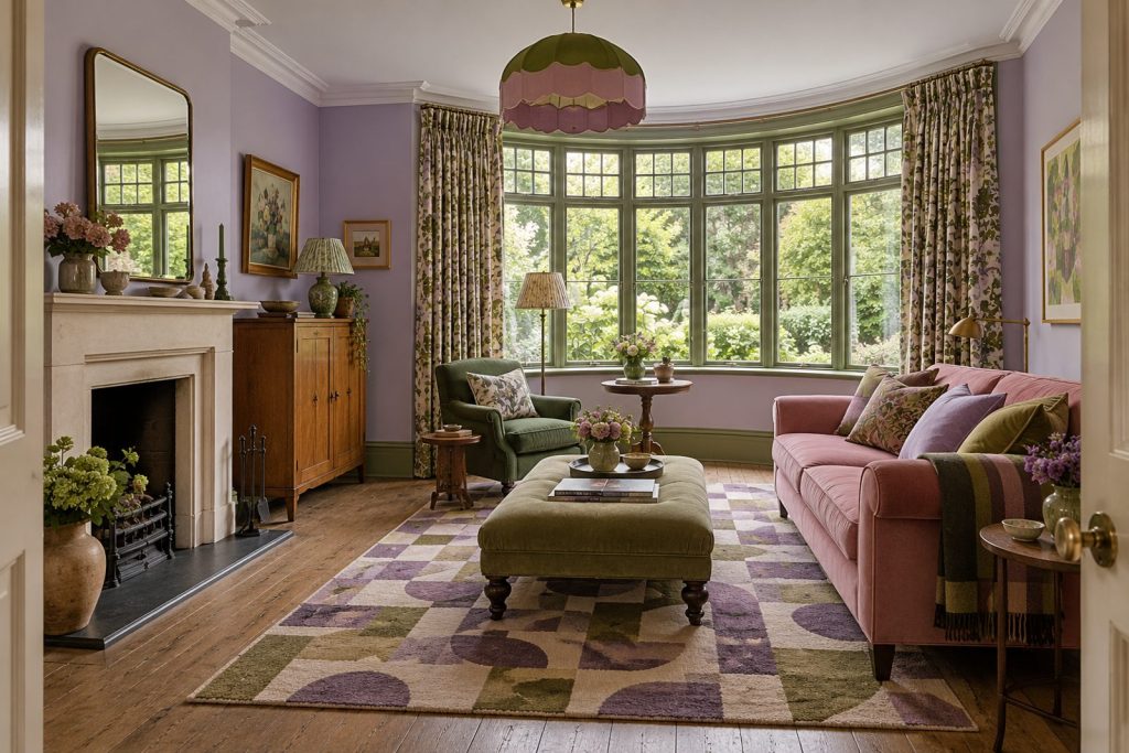 Sitting room, wide view from the doorway - 3-bedroom maisonette in Earlsfield