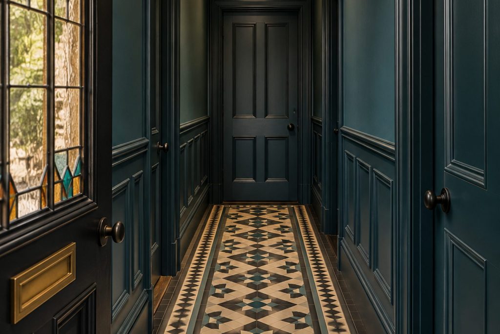 Entrance hall, wide view from the doorway - 2-bedroom flat in Wimbledon