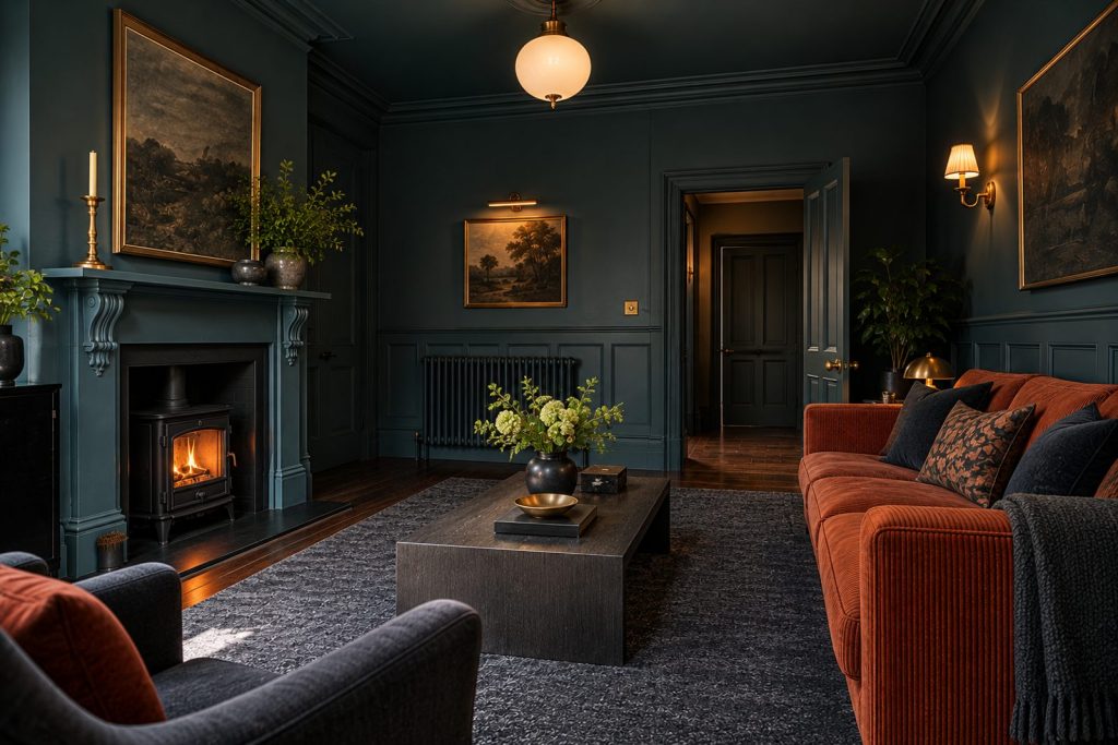 Sitting room, view from the opposite corner - 2-bedroom flat in Wimbledon