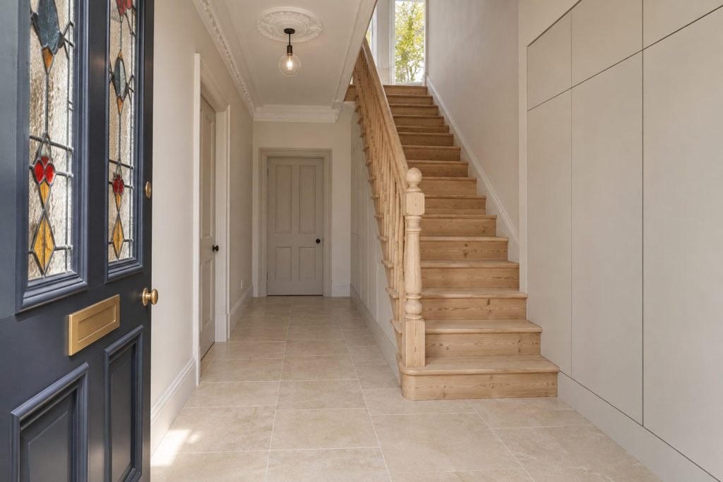 Hall, wide view from the doorway - 5-bedroom terraced house in Wandsworth