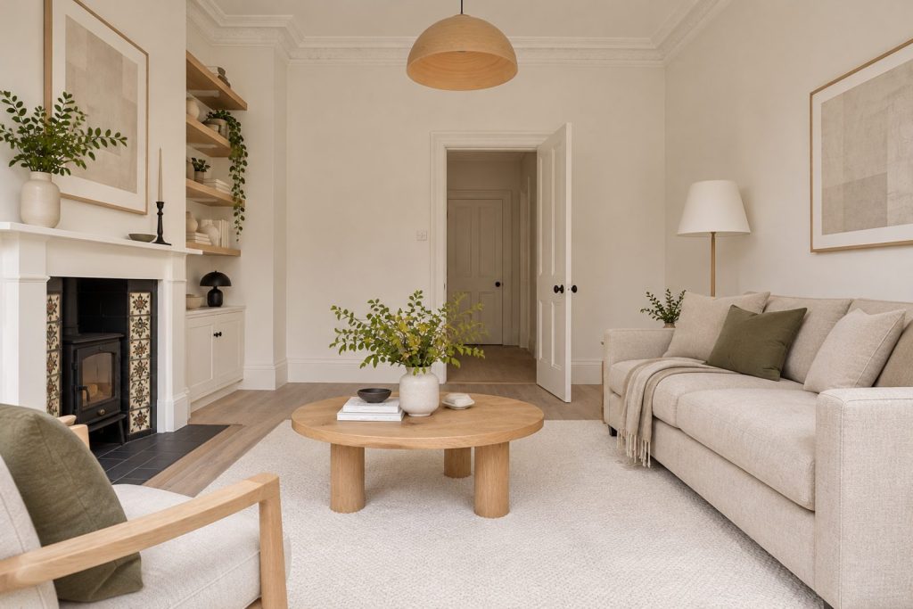 Sitting room, view from the opposite corner - 3-bedroom terraced house in Putney