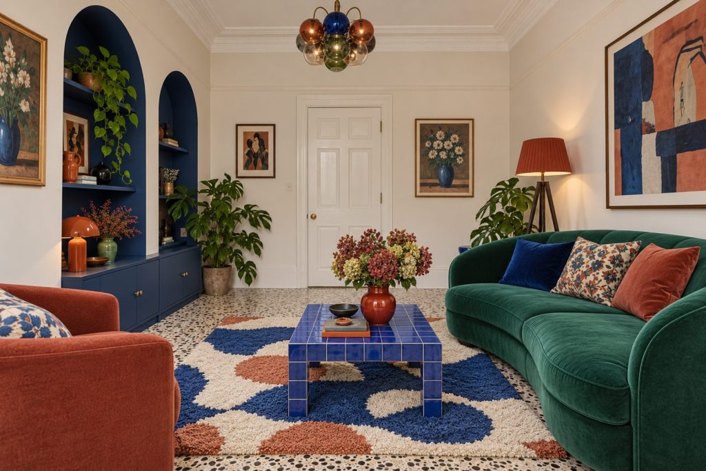 Sitting room, view from the opposite corner - 2-bedroom flat in Fulham