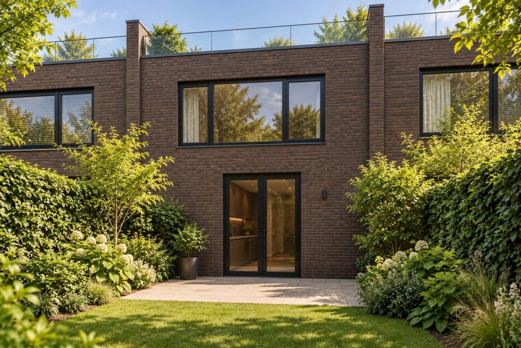 Rear garden, rear elevation seen from the garden - 3-bedroom terraced house in Battersea