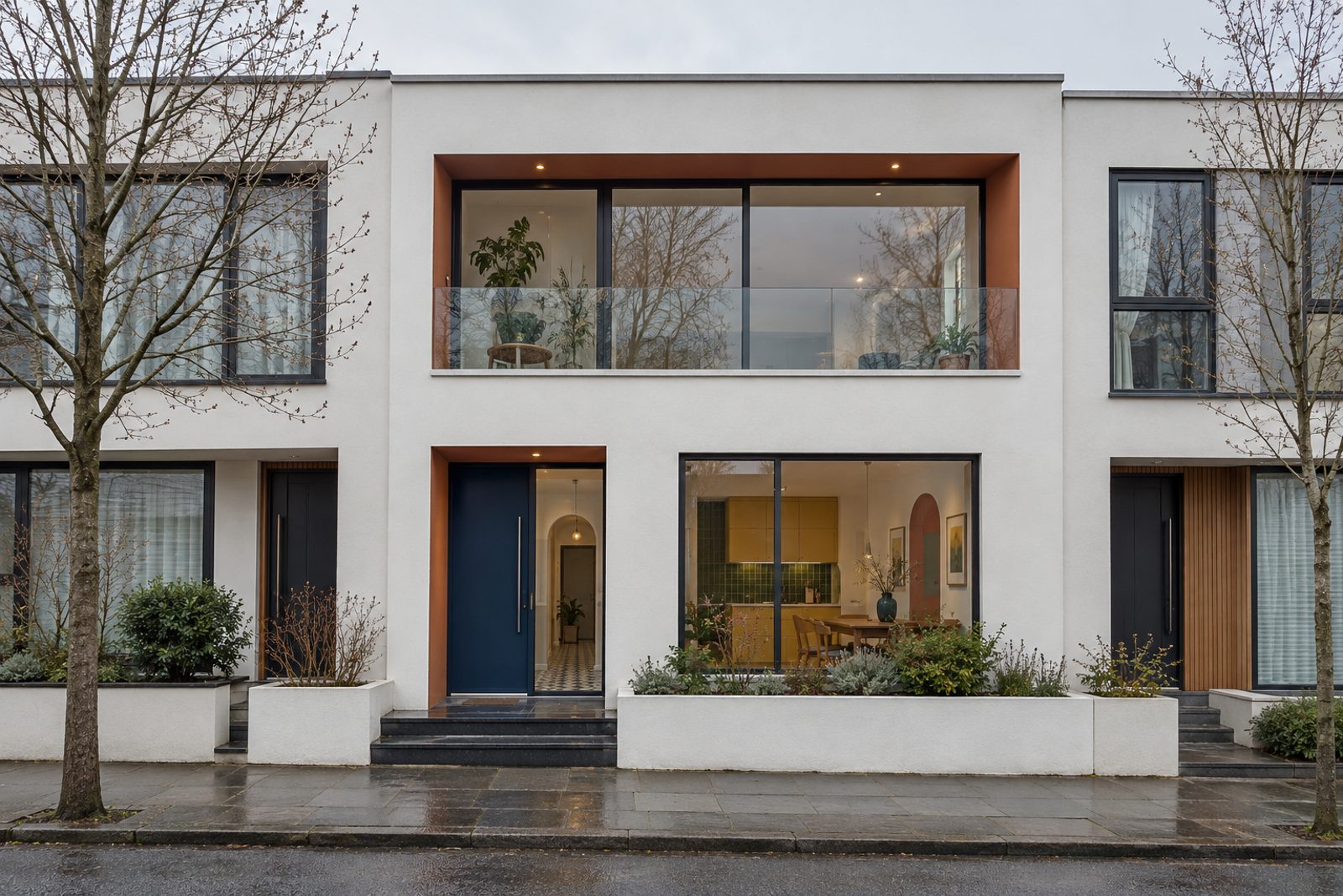 Front exterior, eye-level view of the front elevation - 3-bedroom terraced house in Southfields