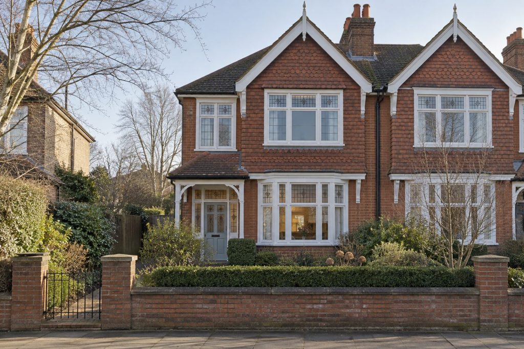 Front exterior, eye-level view of the front elevation - 4-bedroom semi-detached house in Clapham