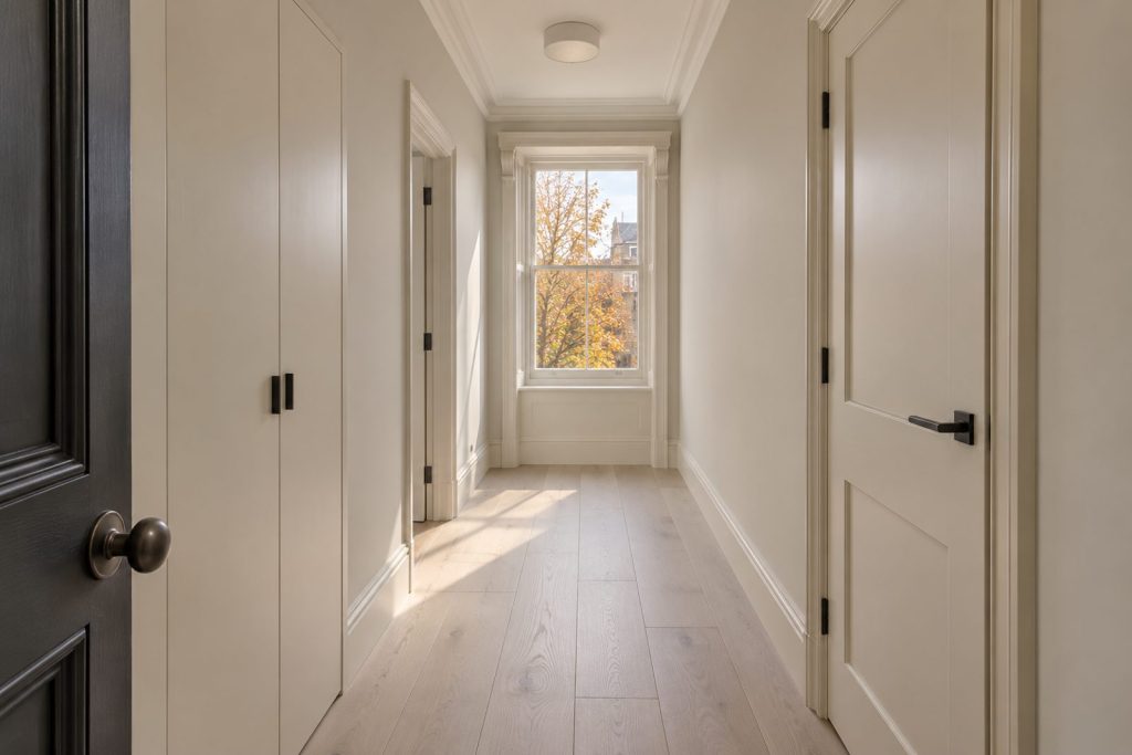 Entrance hall, wide view from the doorway - 3-bedroom maisonette in Putney