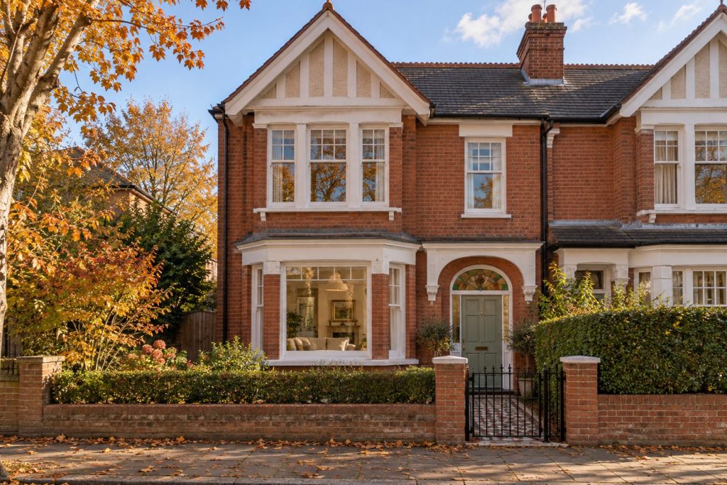 Front exterior, eye-level view of the front elevation - 4-bedroom semi-detached house in Earlsfield