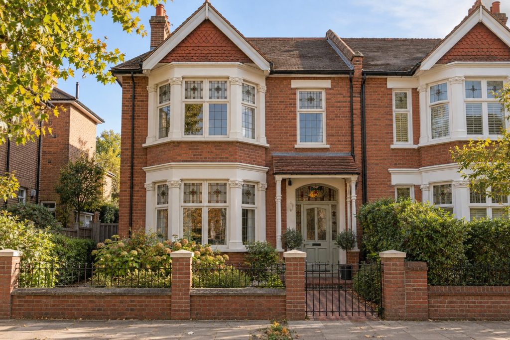 Front exterior, eye-level view of the front elevation - 4-bedroom semi-detached house in Putney