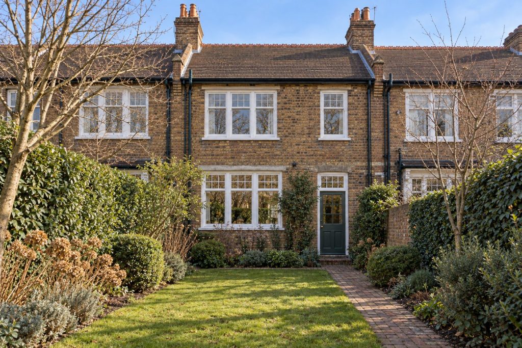 Rear garden, rear elevation seen from the garden - 3-bedroom terraced house in Putney