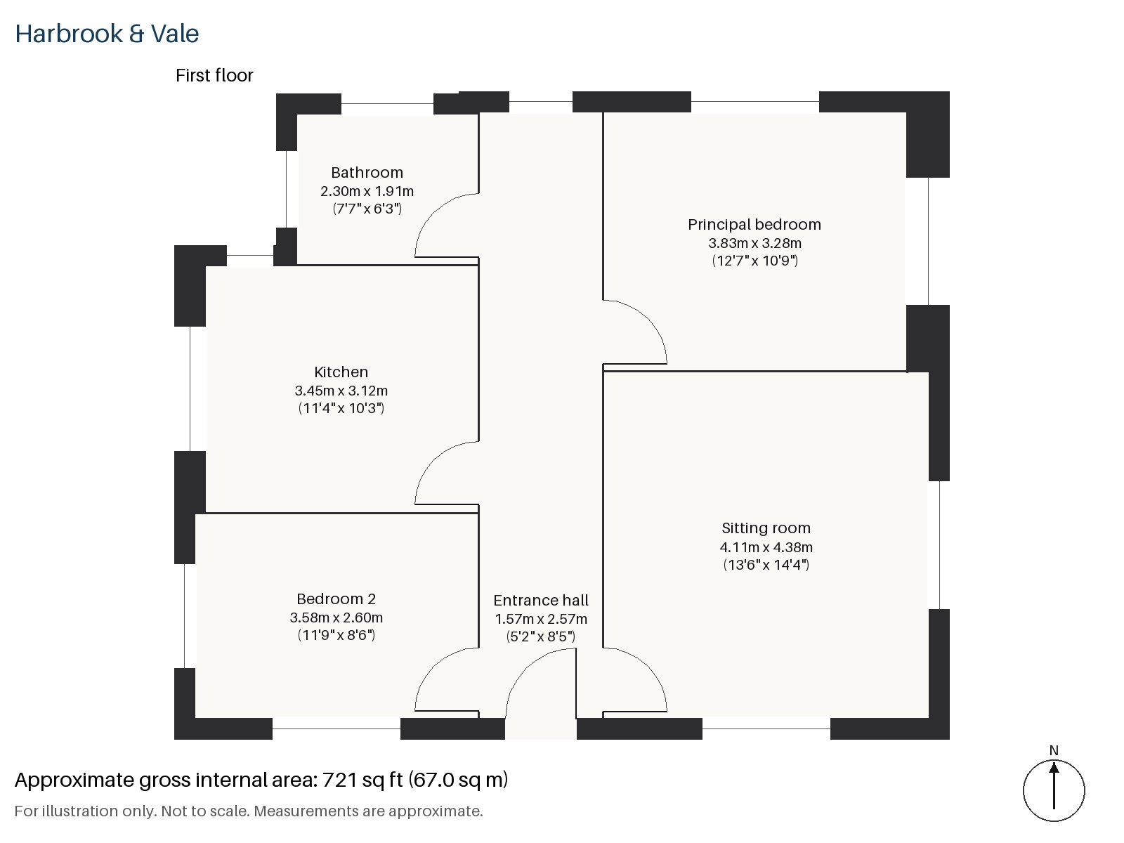 Floorplan of Scrutton Close, Balham, SW12
