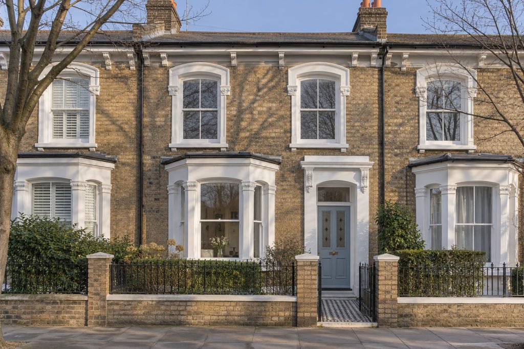 Front exterior, eye-level view of the front elevation - 3-bedroom cottage in Fulham