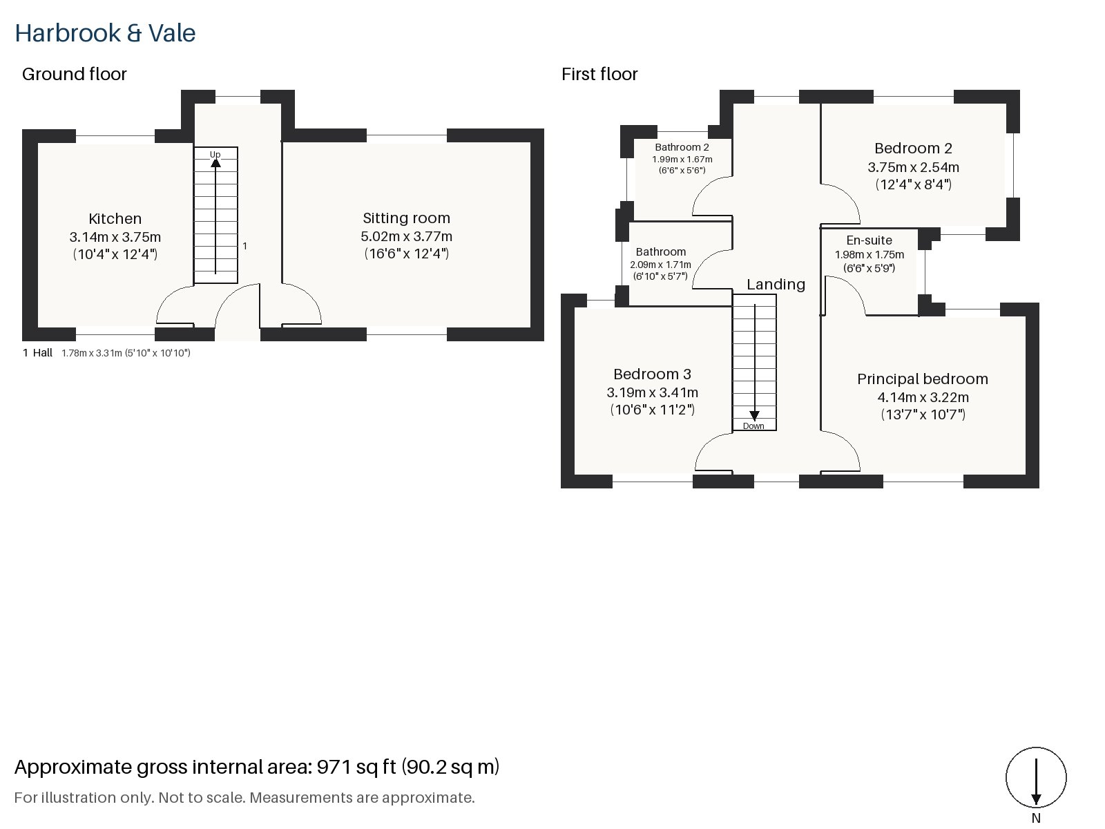 Floorplan of Harwood Terrace, Fulham, SW6