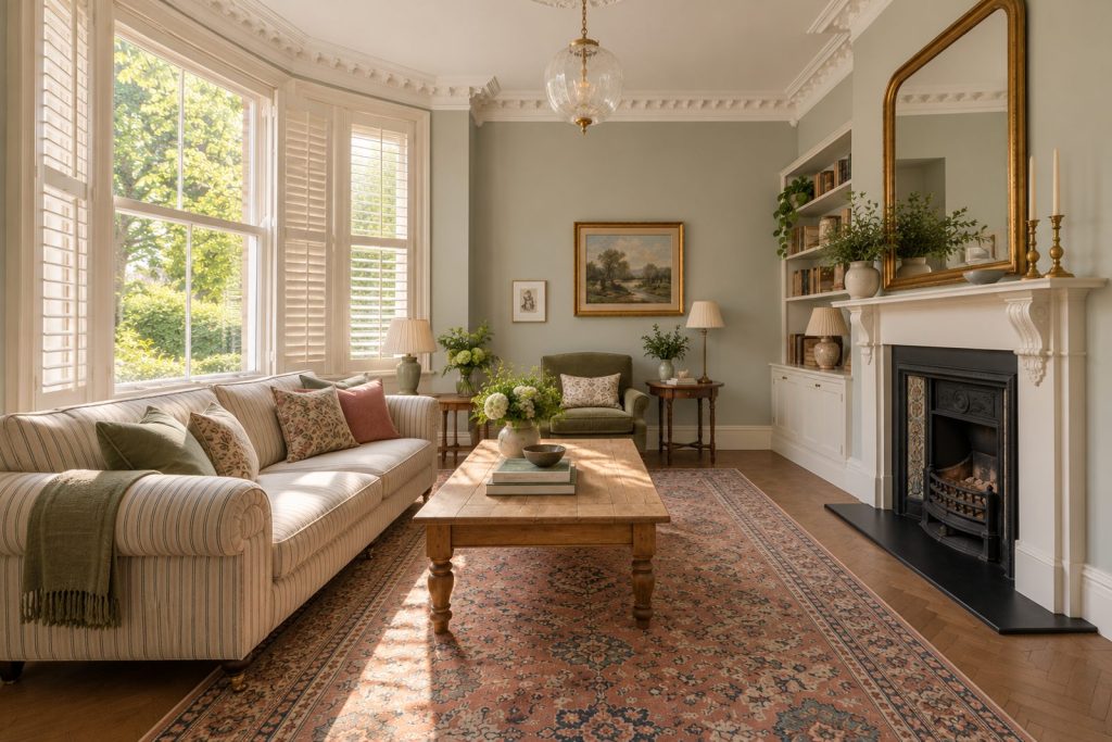 Sitting room, view from the opposite corner - 3-bedroom terraced house in Wandsworth