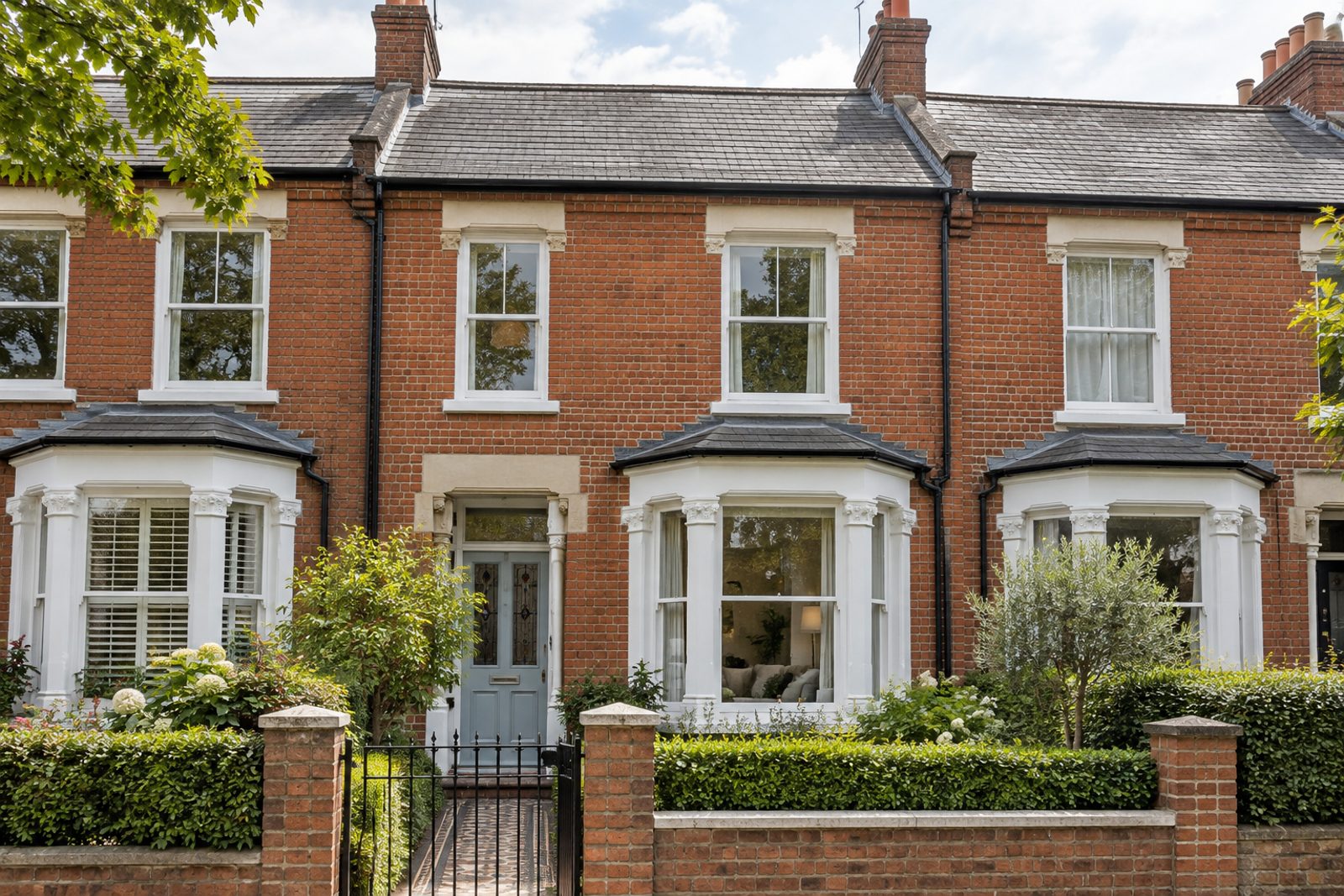 Front exterior, eye-level view of the front elevation - 4-bedroom terraced house in Balham