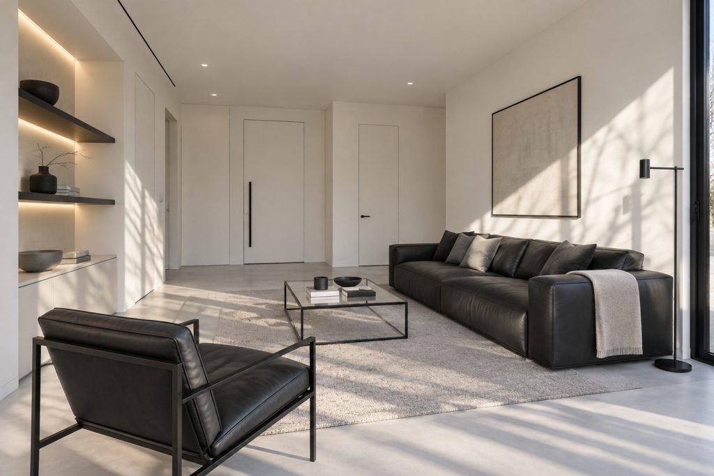 Living room, view from the opposite corner - 3-bedroom terraced house in Battersea