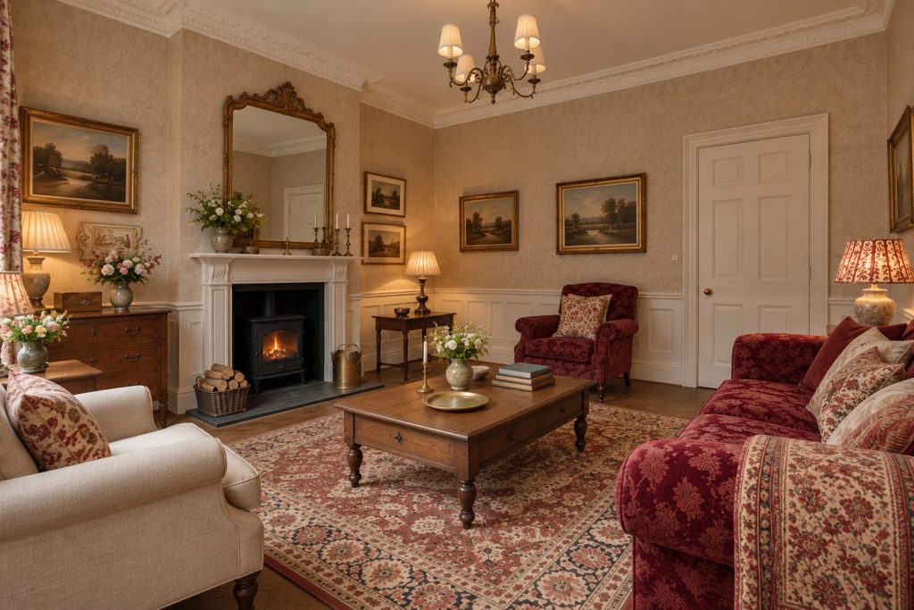 Sitting room, view from the opposite corner - 3-bedroom flat in Balham