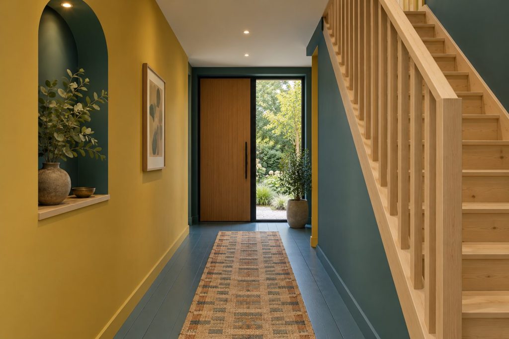 Hall, wide view from the doorway - 5-bedroom detached house in Wimbledon