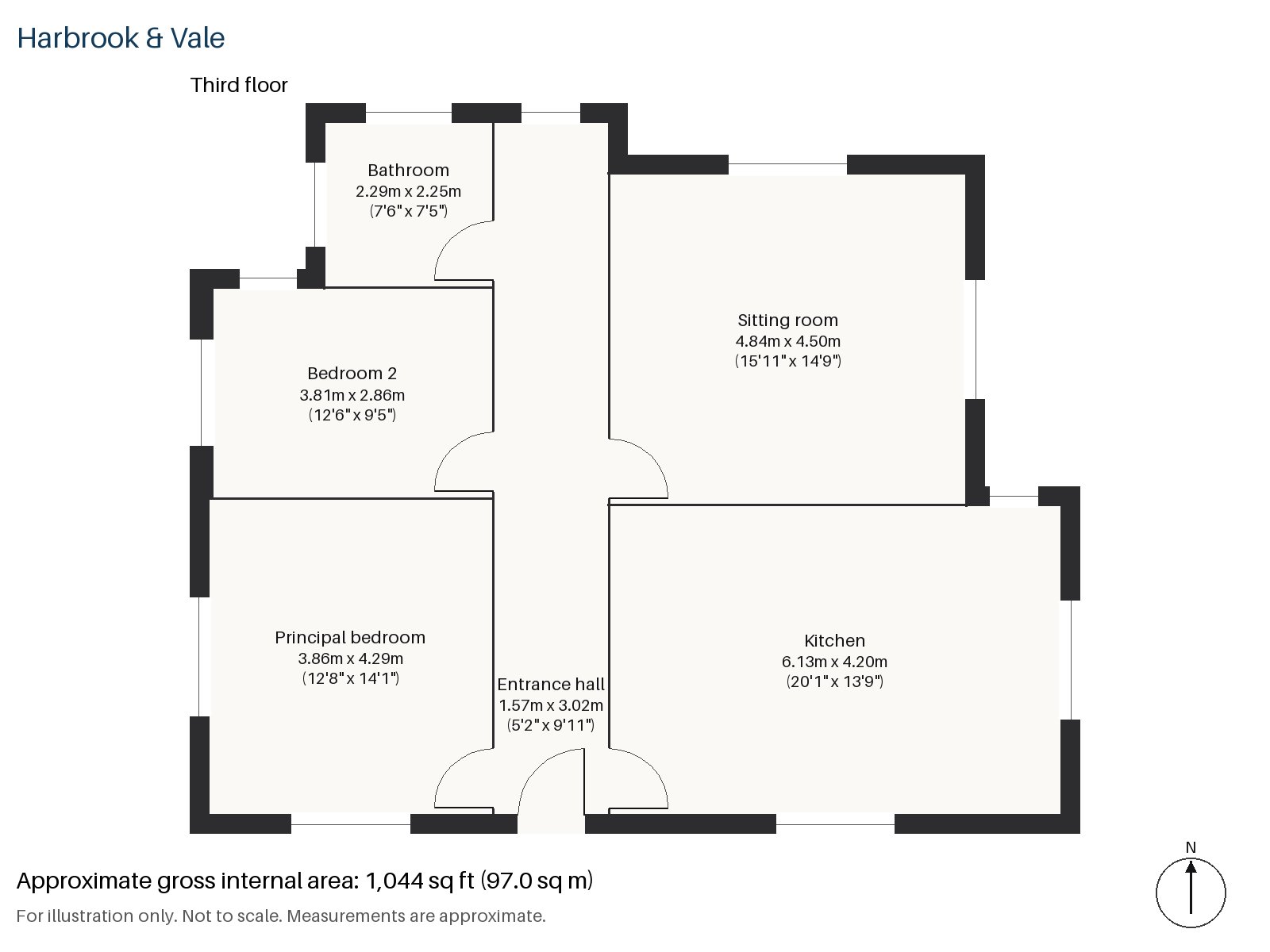Floorplan of Rumbold Road, Fulham, SW6