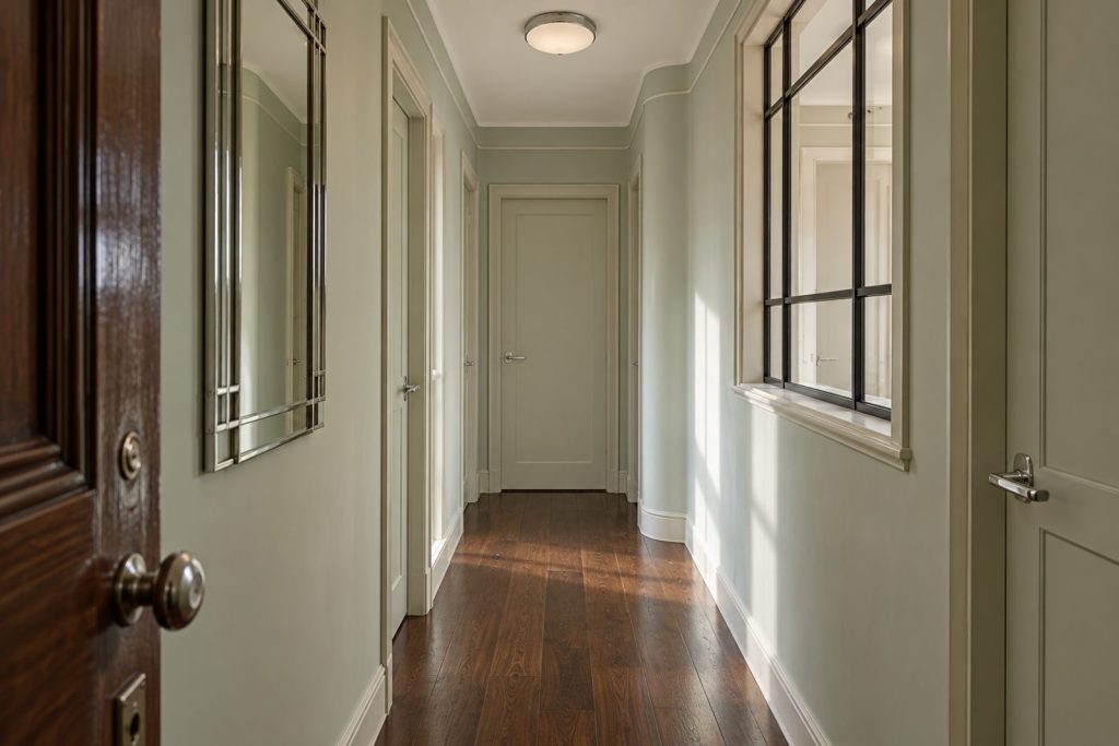 Entrance hall, wide view from the doorway - 2-bedroom flat in Wandsworth