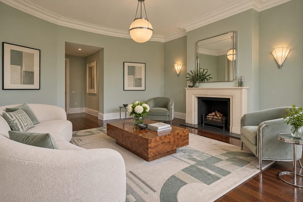 Sitting room, view from the opposite corner - 2-bedroom flat in Wandsworth
