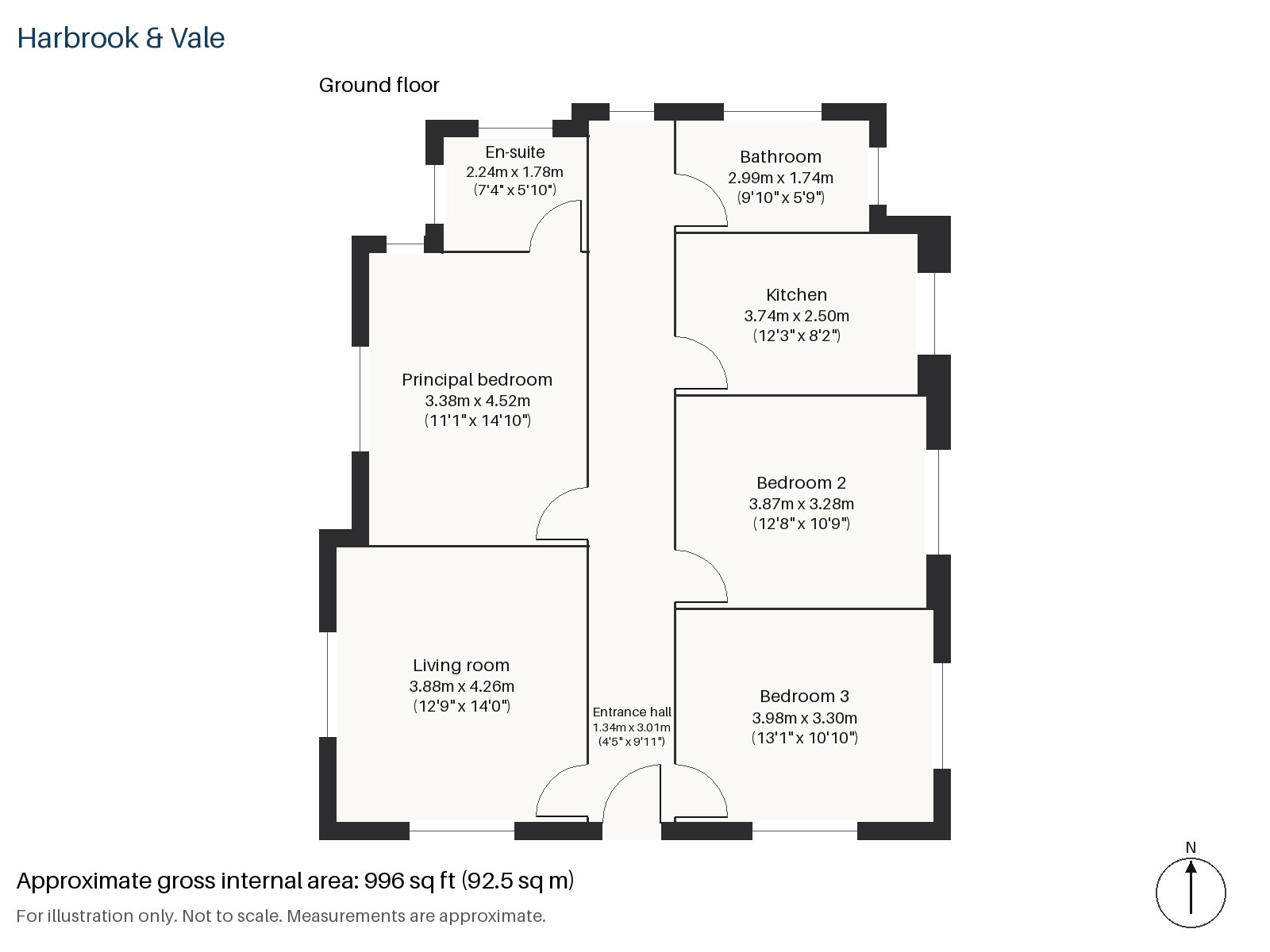 Floorplan of Northbourne Road, Clapham, SW4