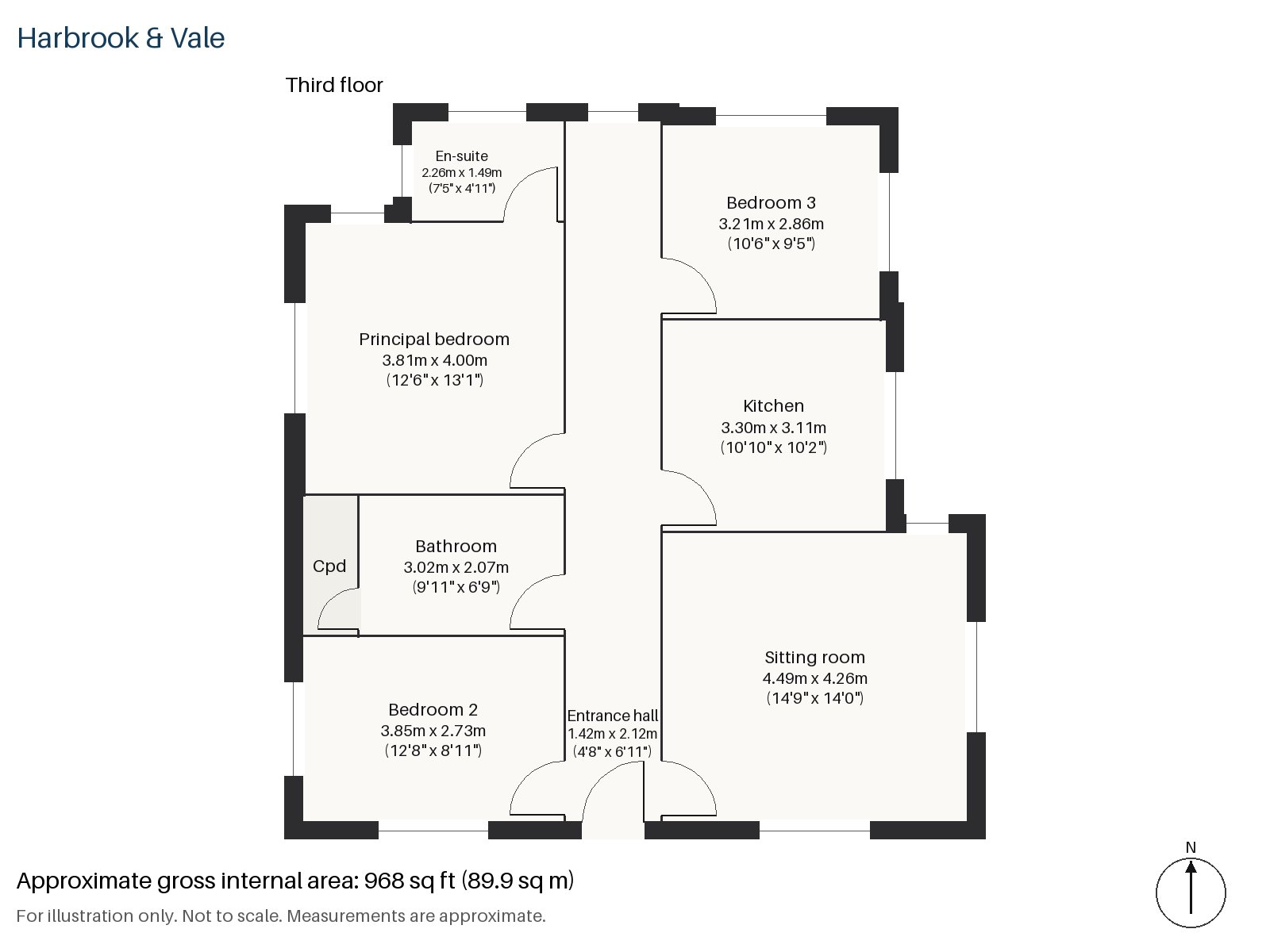 Floorplan of St. John’s Avenue, Putney, SW15
