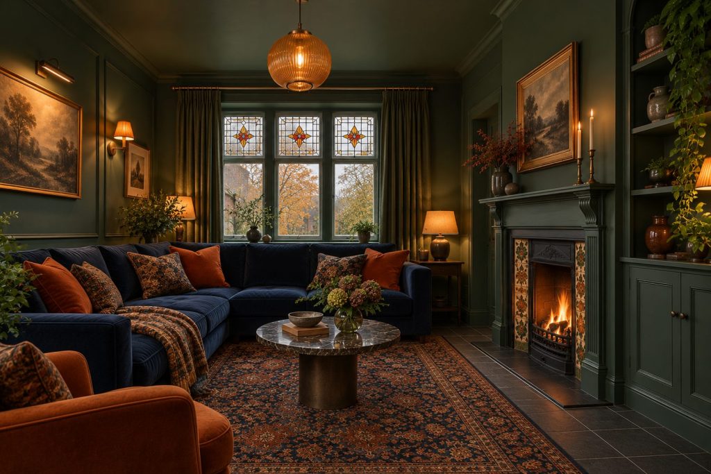 Sitting room, view from the opposite corner - 2-bedroom maisonette in Clapham