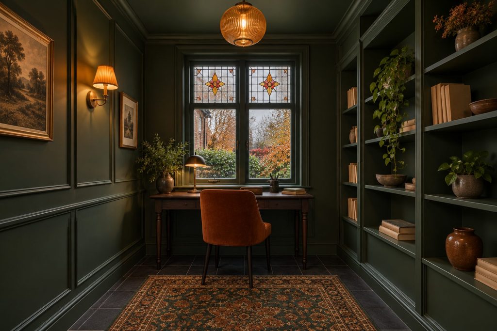 Study, wide view from the doorway - 2-bedroom maisonette in Clapham